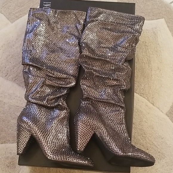 inc rhinestone boots